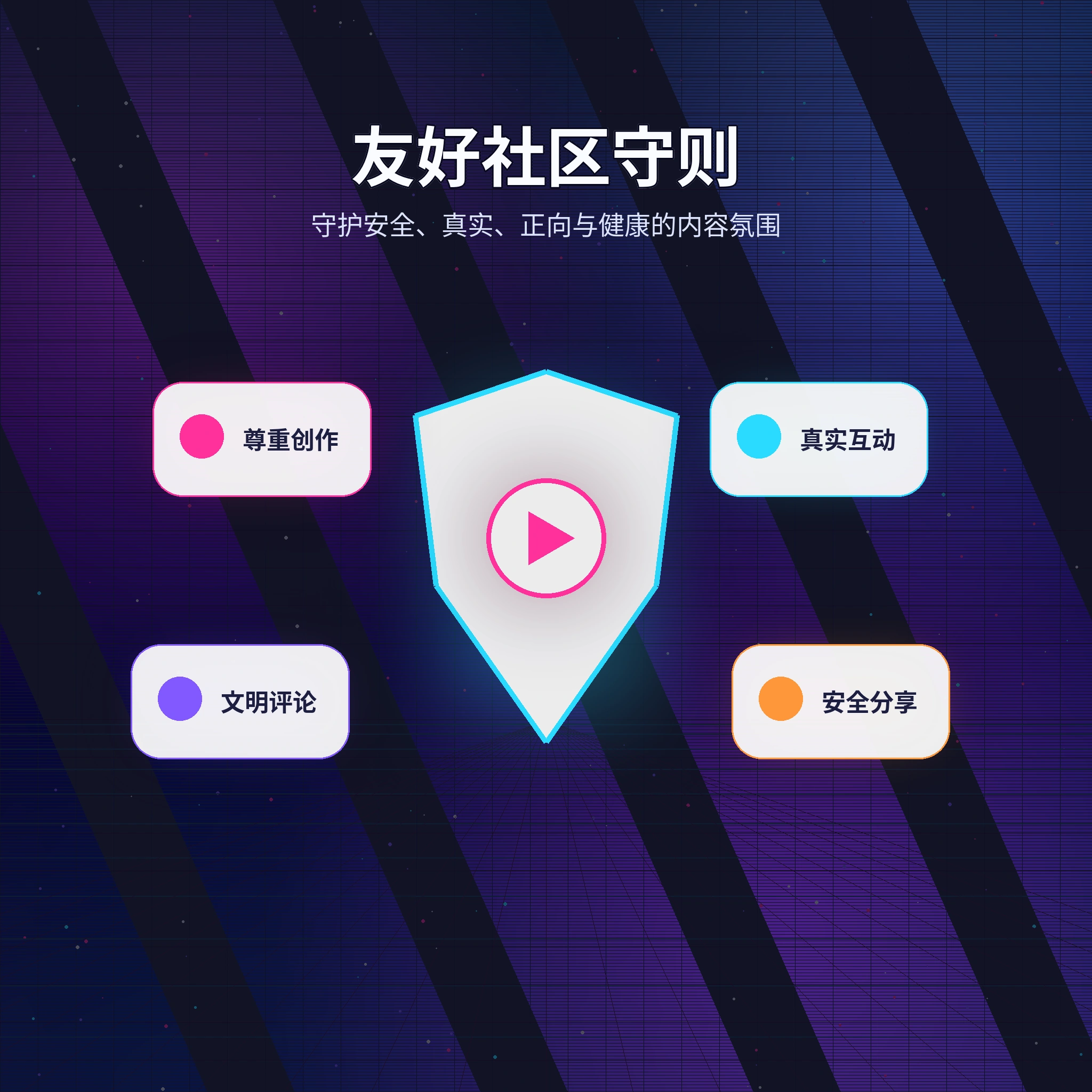 用户围绕兴趣内容友好互动